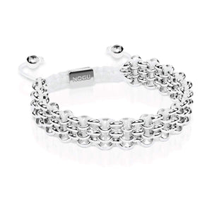 Supreme Kismet Links Bracelet | Silver | White