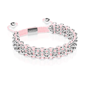 Supreme Kismet Links Bracelet | Silver | Pink