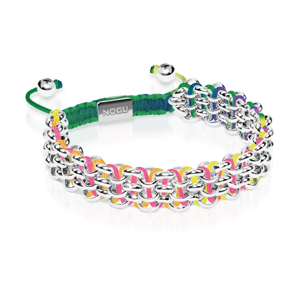 Supreme Kismet Links Bracelet | Silver | Multicolored